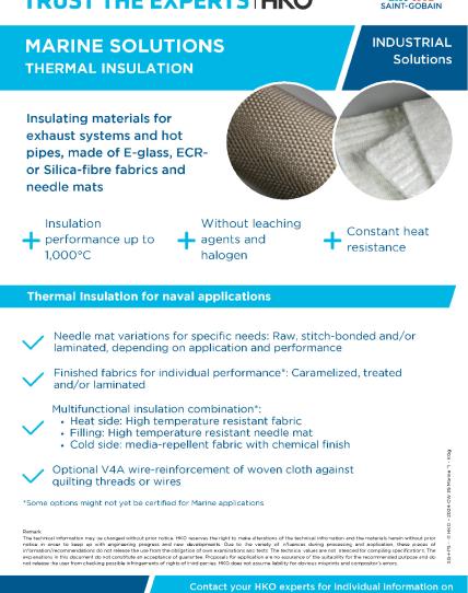 HKO_Thermal Insulation Marine_English